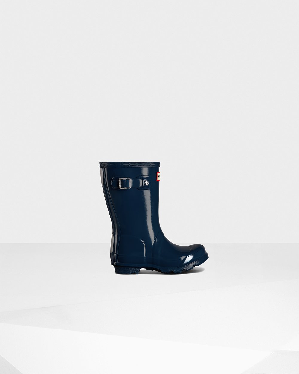 Kids Rain Boots - Hunter Original Little Gloss (45NHFDAIG) - Navy